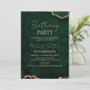 Search for emerald green birthday invitations Trendy