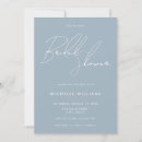 Search for dusty blue bridal shower invitations Minimal