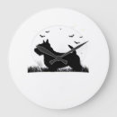 Search for animal silhouette clocks Wolf