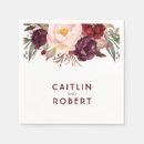 Search for floral wedding napkins Watercolor