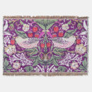 Search for william morris blankets Strawberry thief