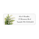 Search for lily of the valley return address labels Botanical
