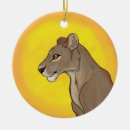 Search for lioness christmas tree decorations Big cat