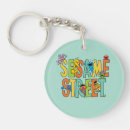 Search for cookie monster sesame street key rings Abby cadabby