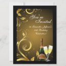 Search for champagne bottle birthday invitations Party