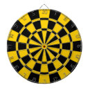 Search for yellow and black dartboards House party