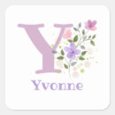 Search for initial y stickers Floral
