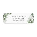 Search for green leaf return address labels Modern