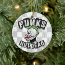 Search for punk rock christmas tree decorations Skull