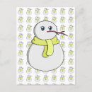 Search for yellow snow postcards Snowman