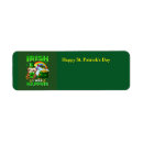 Search for st patrick day return address labels Shamrock