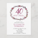 Search for 40 and fabulous invitations Party