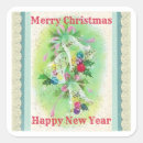 Search for vintage christmas bells stickers Retro