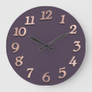 Search for plum purple clocks Violet