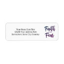 Search for faith return address labels Faith over fear