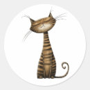 Search for brown tabby cat stickers Feline