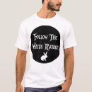 Search for white rabbit tshirts Wonderland