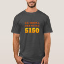 Search for 5150 tshirts Humour
