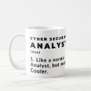 Search for cyber security mugs Analyst