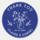 Search for cobalt wedding stickers Floral