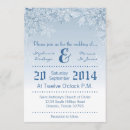 Search for crystal wedding invitations Blue