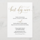 Search for best day ever wedding invitations Simple
