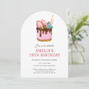 Search for strawberry cake invitations Girl