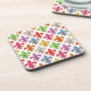 Search for red green orange blue flower coasters Pattern