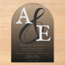 Search for black acrylic wedding invitations Script