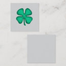 Search for four leaf clover business cards Irish