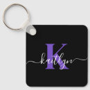 Search for purple square key rings Elegant