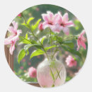 Search for flowers in a vase stickers Nature