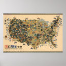 Search for map of the state posters America