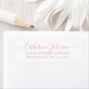 Search for dusty pink return address labels Simple