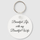 Search for life is beautiful key rings Cute