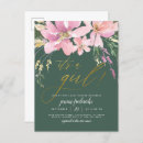 Search for green baby girl shower invitations Blush pink
