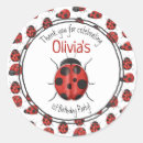 Search for red ladybug stickers Watercolor