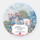 Search for vintage retro kitchen stickers Made with love