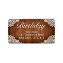 Search for rural return address labels Brown