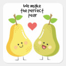 Search for perfect pear stickers Fruit