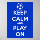 Search for keep calm and play on posters White