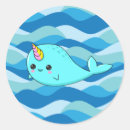 Search for blue narwhal stickers Kawaii