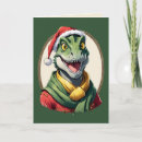 Search for funny dinosaur christmas cards Santa claus