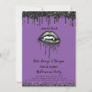 Search for adult halloween invitations Purple