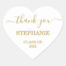 Search for gold heart stickers Graduation