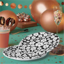 Search for black and white floral pattern plates Modern