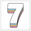 Search for seven stickers Rainbow