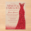 Search for 90 and fabulous invitations Party