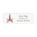Search for girl return address labels Rainbow