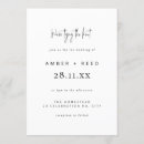 Search for plain wedding invitations Minimal